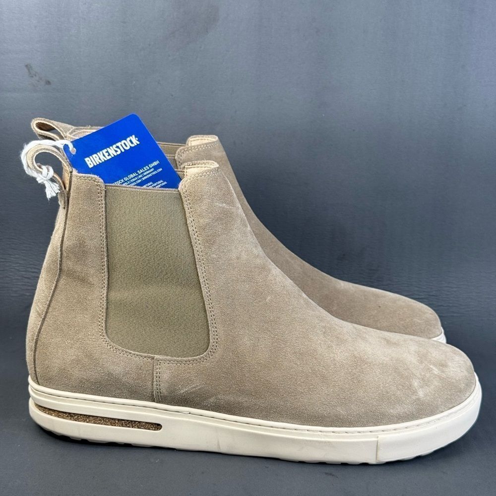 Birkenstock Men's Bend Suede Leather Chelsea Boots Shoe New Without Box Size 12
